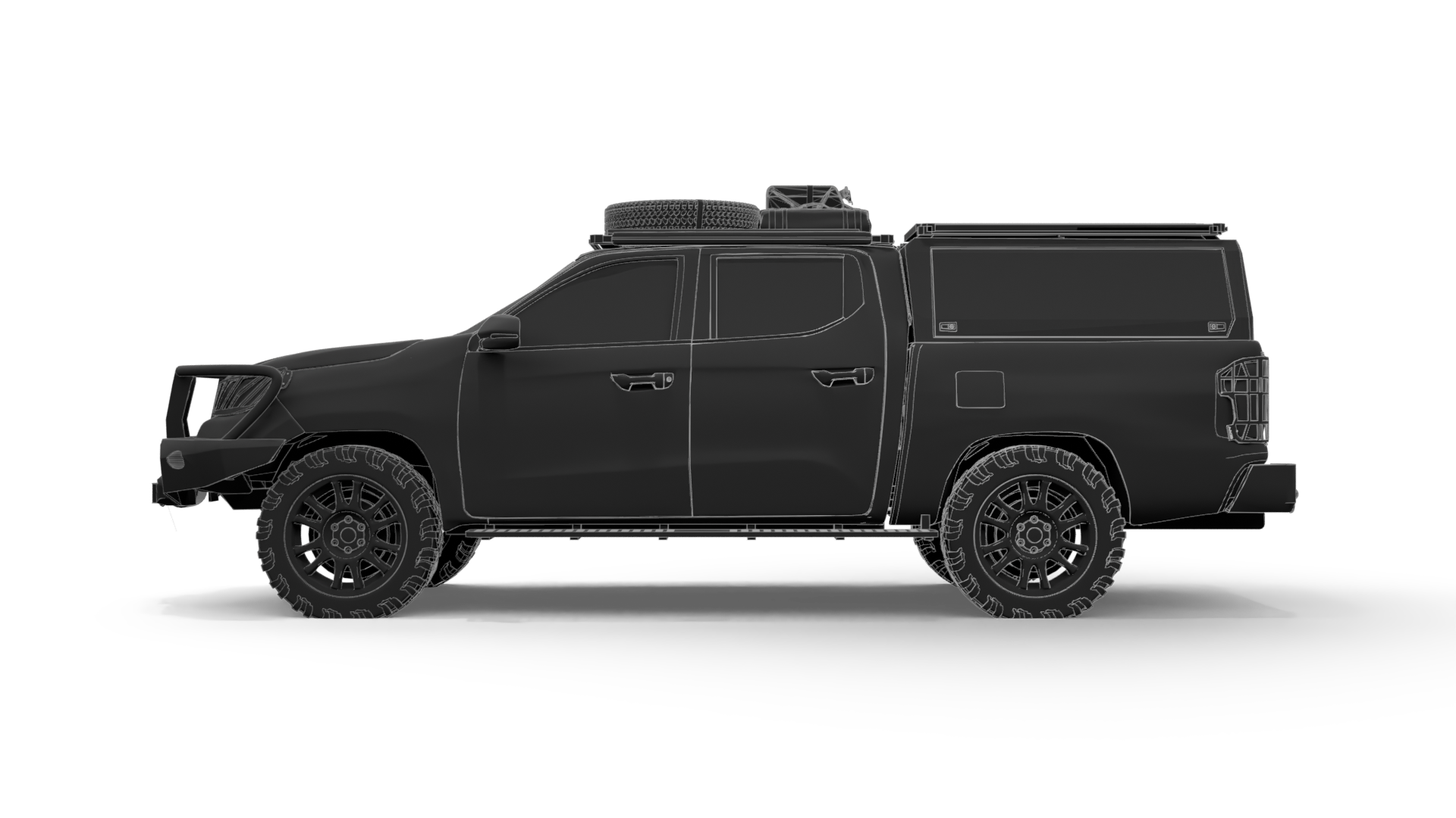 Mobile Workshop light pickup vehicle profile